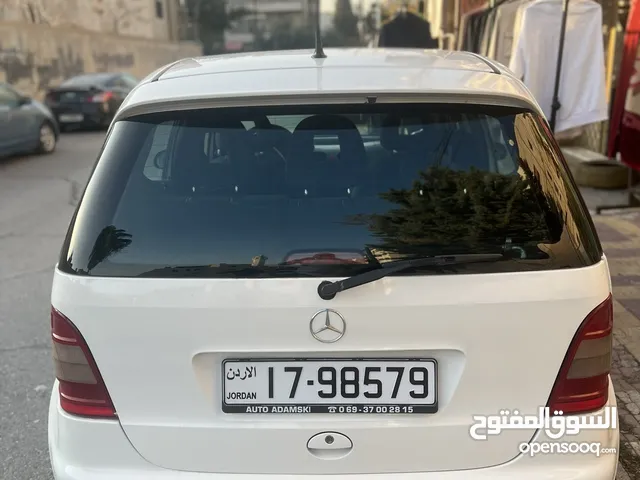 مرسيدس a140 1999 قير عادي مكيف سنتر بحاله جيده جدا 5مقاعد لون ابيض