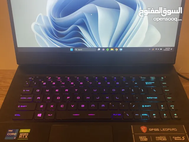MSI 3070 I7-11800H 144hz