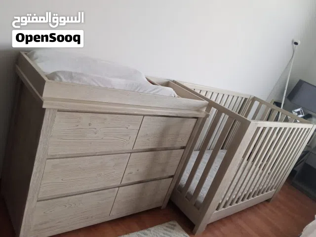 Pottery Barn Baby crib and matching dresser