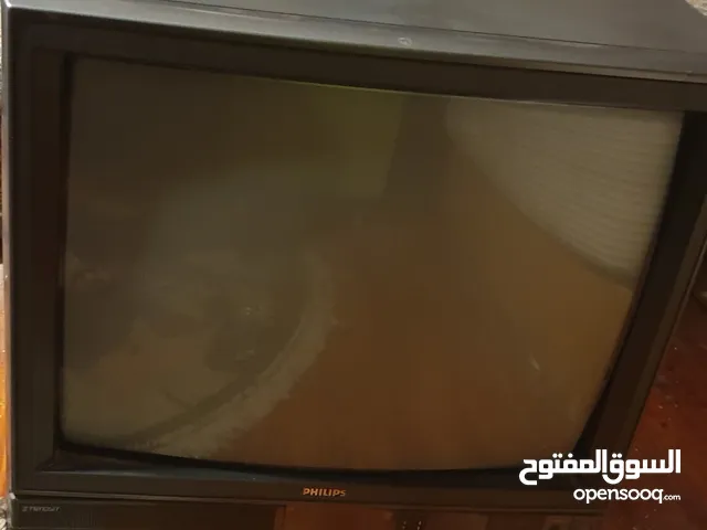 تلفزيون Philips فيلبس انتيكة قديم 28 بوصة بالريموت يعمل وبحالة جيدة