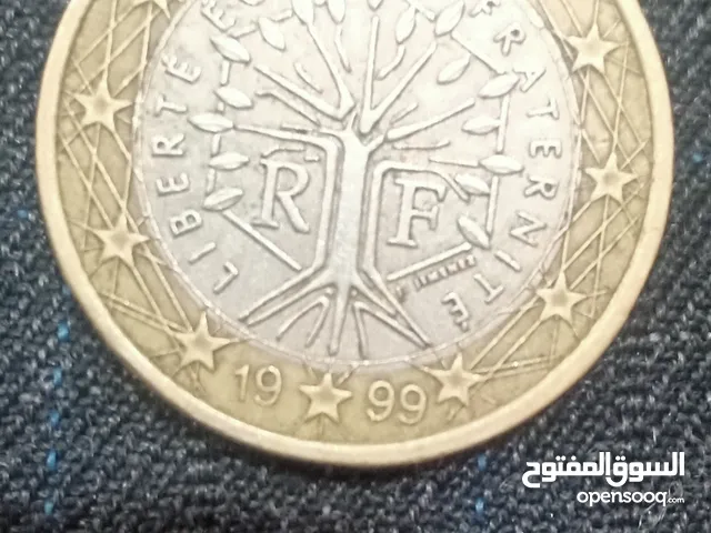 للبيع واحد يورو فرنسا عام 1999
