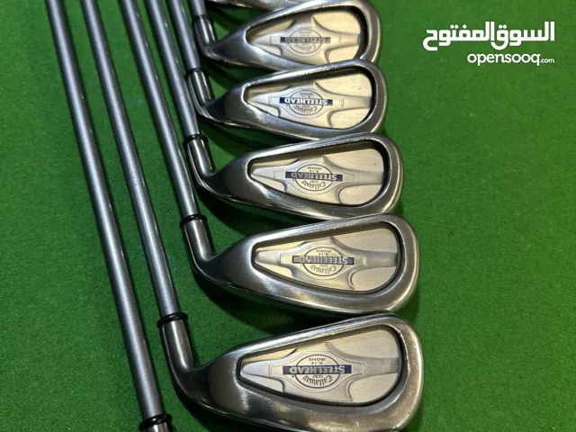 Used Golf Irons Callaway Big Bertha Steelhead X-14 iron set RH (Graphite R flex) total: 9 clubs