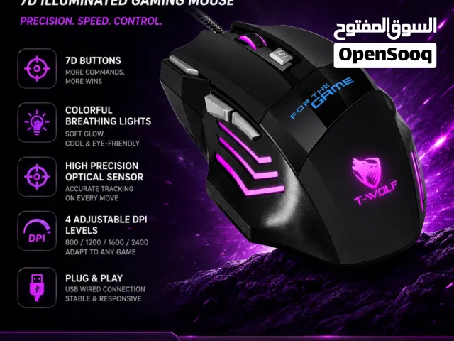 T-WOLF M1 7D GAMING MOUSE
