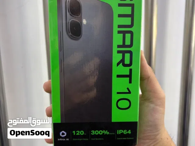 Infinix smart 10 4RAM / 128GB جديد مسكر بالكرتونة كفالة الوكيل الرسمي وشركتنا 3 سنوات
