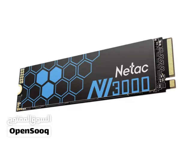 هاردسك Netac NV3000 M.2 NVMe 250GB جديد (ترقية خارقة للـ PC)