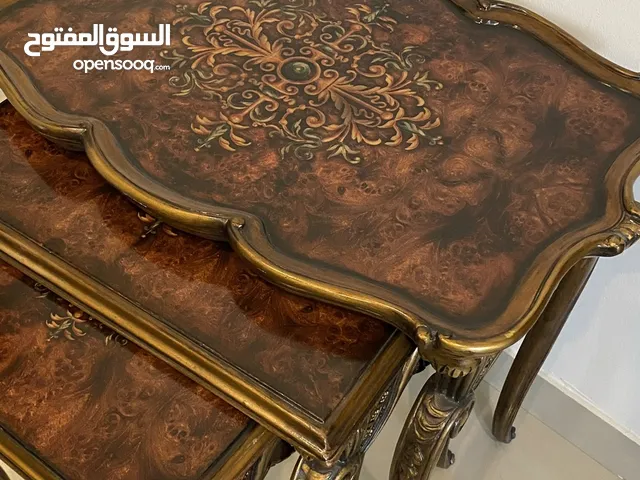 طاولات تقديم انتيك كلاسيك 2 طقم