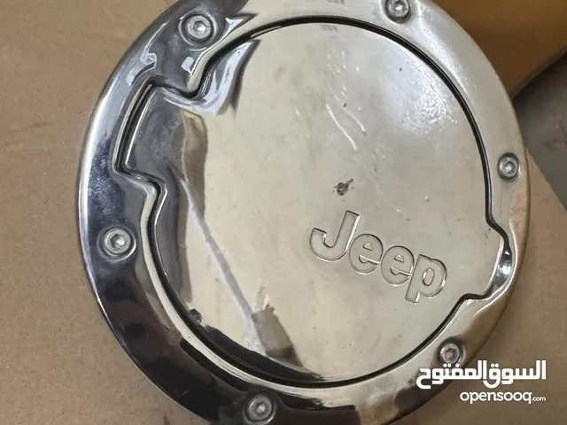 Jeep aluminum fuel door