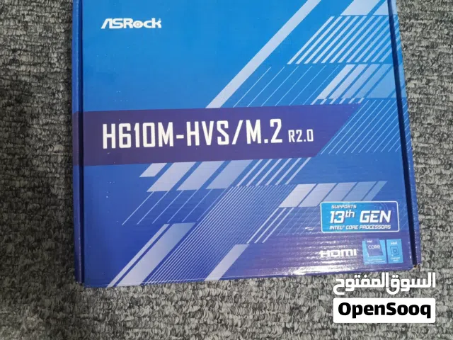كومبو قوي لوحة ام h610+i5 12th