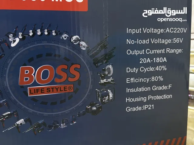 بيعه مستعجل ماكينه لحام BOSS جديده مع ملحقاتها +دريل ومنشار للحديد من شركه BOSS جديد مع جميع ملحقاته