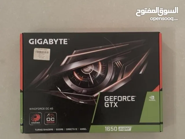 كرت شاشة GTX 1650 SUPER WINDFORCE 4gb مستخدم نظيييف بالكرتون