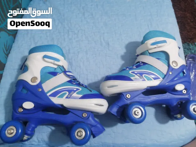 سكيت أطفال لون ازرق وابيض للبيع