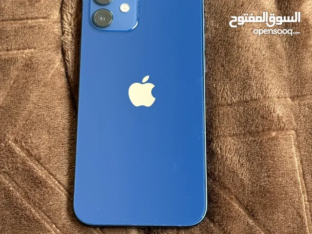 iPhone 12 Blue نظيف من غير خدوش غير مفتوح مع الكرتونة الاصلية
