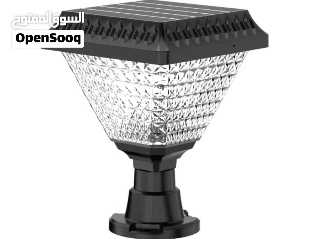 فانوس الطاقة الشمسية قوة 10 وات إنارة بيضاء وصفراء وملونة RGB