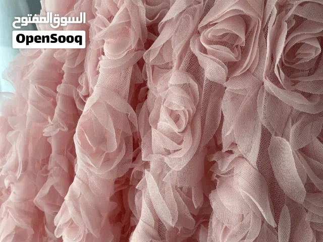 فستان بيبي بينك وردي
