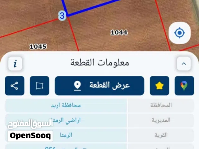 ارض للبيع في الرمثا
