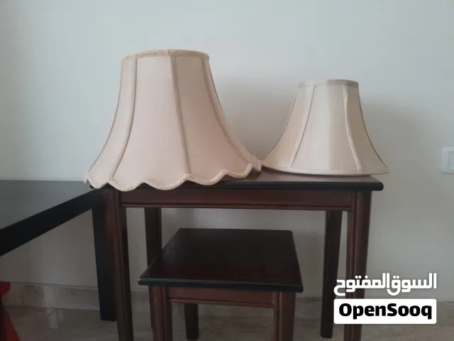 غطاء تيبل لامب ثلاث قطع باحجام مختلفه ب عشرة دنانير للمجموعه