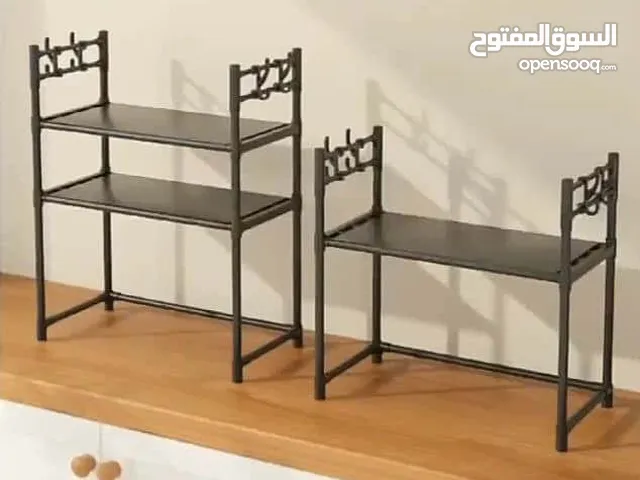 ستاند ميكرويف مطبخي (لون اسود وابيض متوفر )