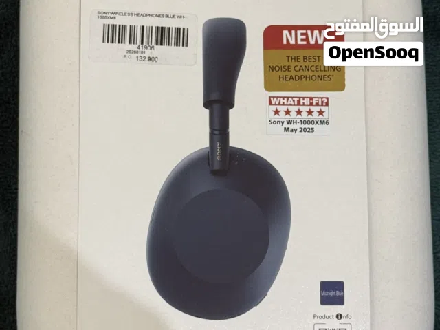 Sony wireless headphones WH-1000XM6 Midnight Blue