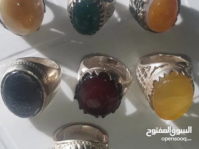 خواتم ايراني عقيق اصلي فضة 925