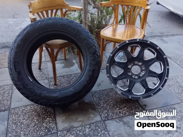 للبيع: 4 جنطات + 4 كوشوك مقاس 20 إنش – فورد F-150 / يركب على سيارات دودج للبيع طقم كامل