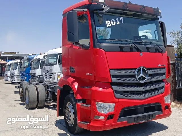 سنجل شاصي مرسيدس اكتروس MP4 قياس 2548 موديل 2017 المانية حرة