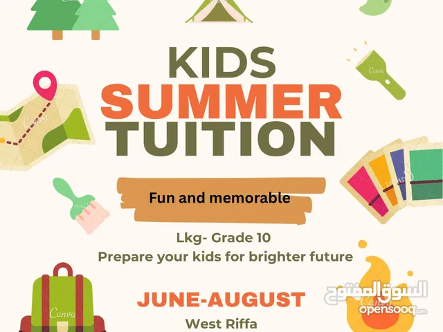 Tuition is available in West Riffa.