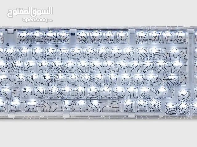 كبسات كيبورد شفافة من نوع Ctrl-T Ice Caps x rfp