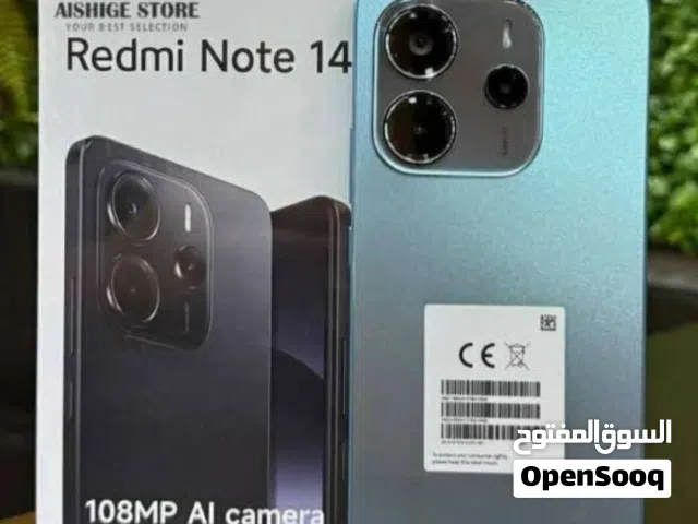 شاومي ريدمي نوت 14 بلون أزرق برام 256 جيجابايت حالة ممتازة مع الكرتونة
