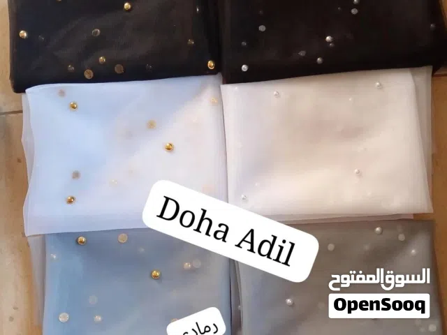 طرحة اللولي – مترين × متر  خامة ممتازة وثبات عالي في اللبس