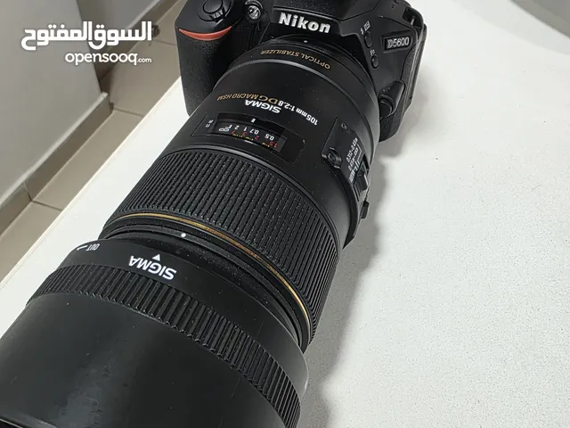 nikon 5600 مع ماكرو لنس و 4 عدسات اخرى