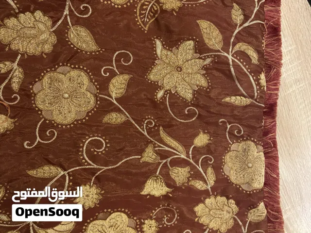 كفرات لطقم كنب صالون ثنائية + ثلاثية قماش ثقيل و فاخر بحالة ممتازة