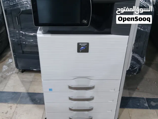 لدينا الات تصوير مستندات شارب جميع الارقام والأحجام عادي وملون وارد أوربي بحاله الزيرو مع الضمانه.