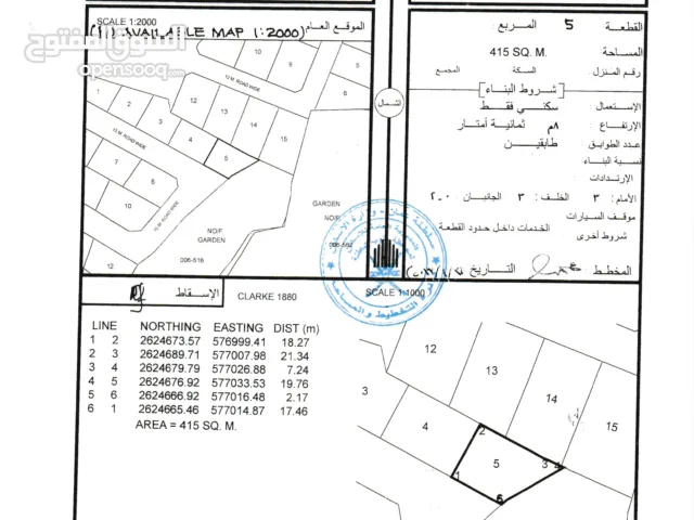 Residential Land for Sale in Al Batinah Barka