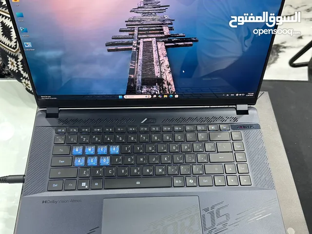 AORUS MASTER 16 core Ultra 9 275HX-32GB-1TB -RTX5080-16GB-2k OLED 240Hz -16,inch white box and c