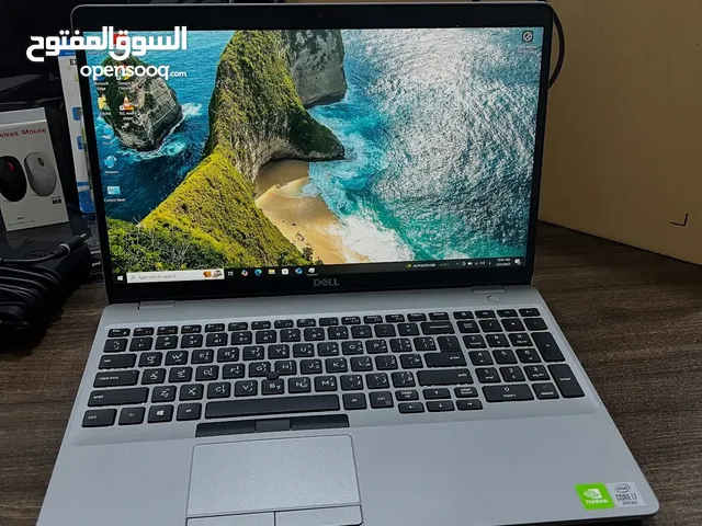 Dell latitude core i7 جيل عاشر رام 16 - SSD 512 كرتين شاشة نفيديا وانتل شاشة حجم 15.6 ديل برسيشن