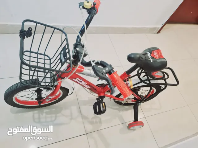 kids bicycle for sale,red color, only 6 month used, good condition