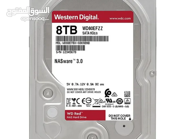 Western Digital RED PLUS HDD NAS Storage 8TB 5400RPM SATA 6Gb
