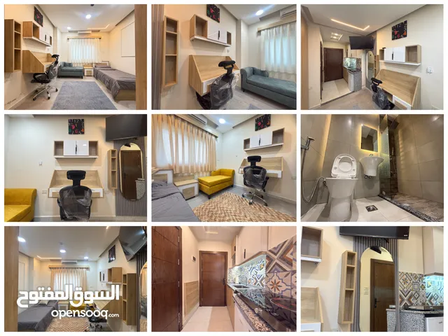 شقة للبيع تتكون من اربع استديوهات مميزة بدخل مميز مع حمام و مطبخ منفصل لكل استديو للبيع