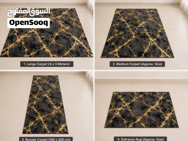 SET OF 4 MATCHING CARPETS FOR SALE