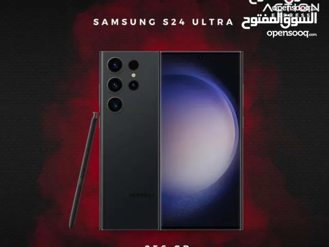 SAMSUNG S24 ultra 12ram /256 GB سامسونج s24 الترا 12 رام /256 جيجا جديد مسكر فلكترونه
