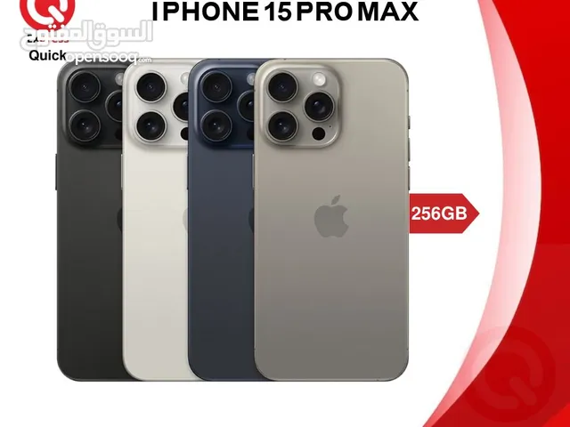 IPHONE 15 PRO MAX ( 256GB ) NEW /// ايفون 15 برو ماكس ذاكره 256 جيجا الجديد