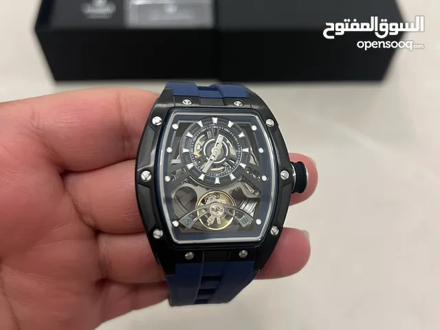 Minber watch automatic New/ ساعه مينبر اتوماتيك مكشوفة من خلف