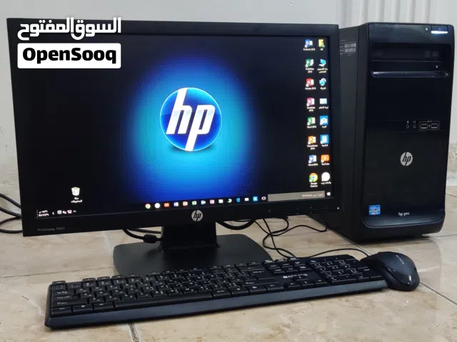 كمبيوتر مكتبي hp نظيف