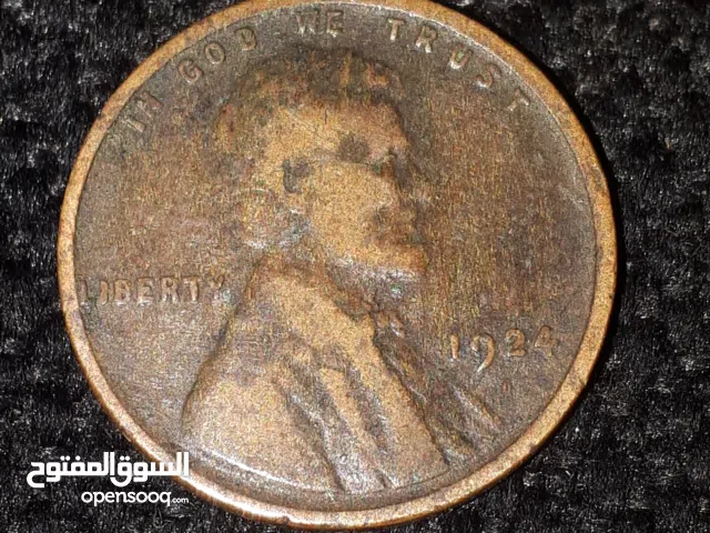 واحد سنت امريكي عام 1924 من النوادر مطلوب في المزادات العالميه