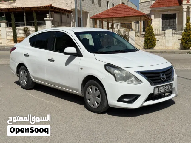 نيسان صني لون ابيض مديل 2016 فحص كامل بسعر مغري قابل للبدل والاقصاط