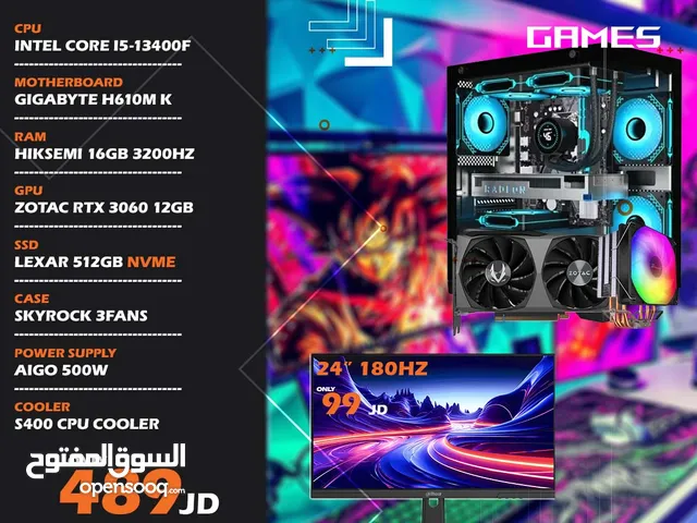 تجميعة كمبيوتر اي 5 جيل 13 - Gaming Pc i5 مكفولة والتسليم فوري