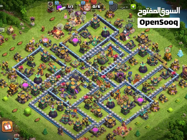 حسابات كلاش اوف كلانس للبيع تاون 14 شبه ماكس باقي كم شي  15 ريال قابل للتخفيض