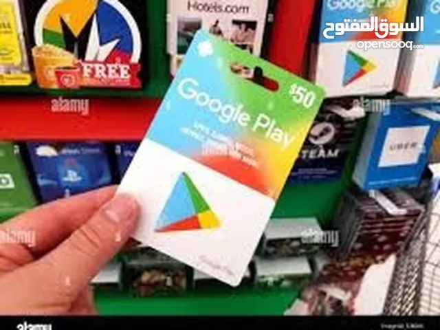 بيع بطاقة جوجل بلاي 100 dolar