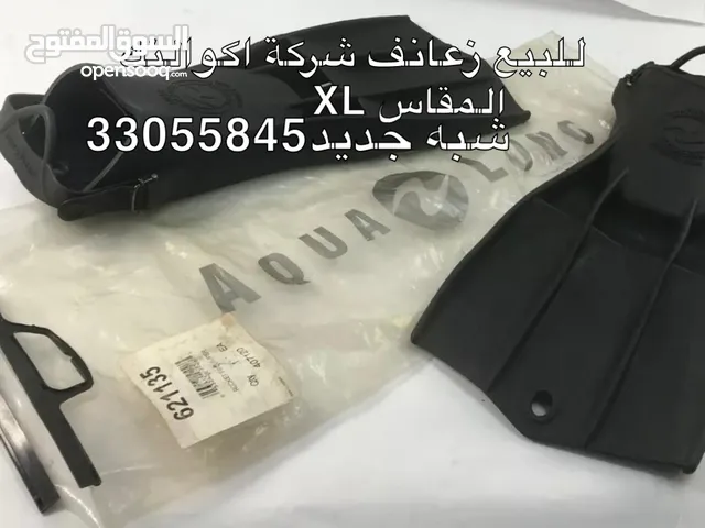 زعانف من شركة أكوا لنك شبه جدد نظافتهم 95%