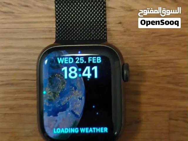 ساعة أبل من السلسلة 9، مقاس 41 مم، هيكل من الفولاذ المقاوم للصدأ